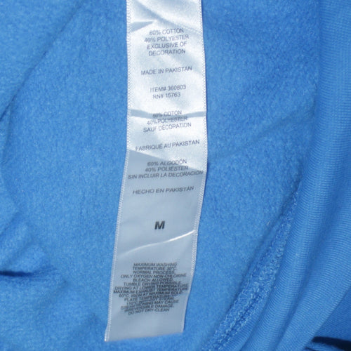 Champion Elite Blue Cotton Blend Women's Sweatshirt M Pullover Crew Neck