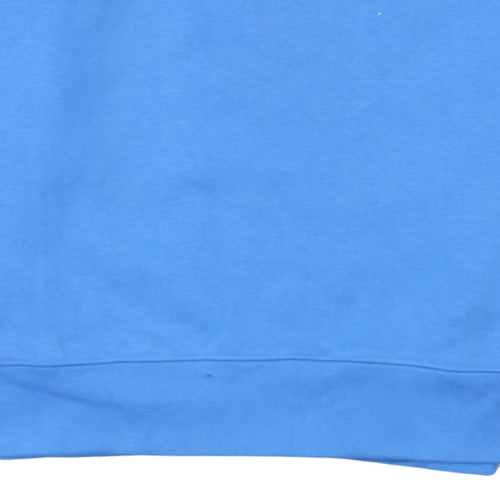 Champion Elite Blue Cotton Blend Women's Sweatshirt M Pullover Crew Neck