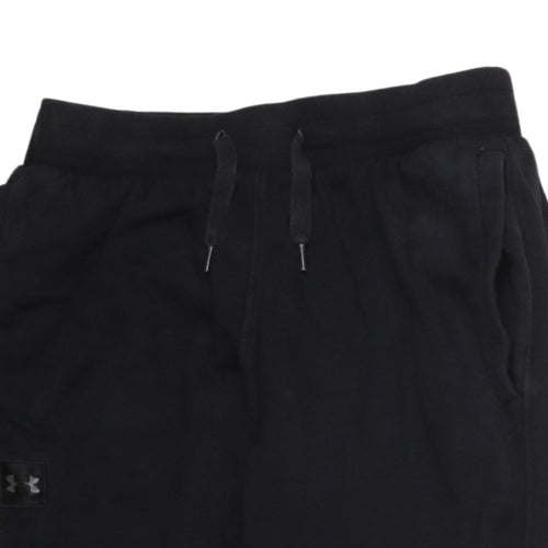 Under Armour Men's Black Small Jogger Fleece Trousers