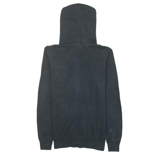 Nike Women's Black Full Zip Hoodie Small Logo Hooded Sweatshirt