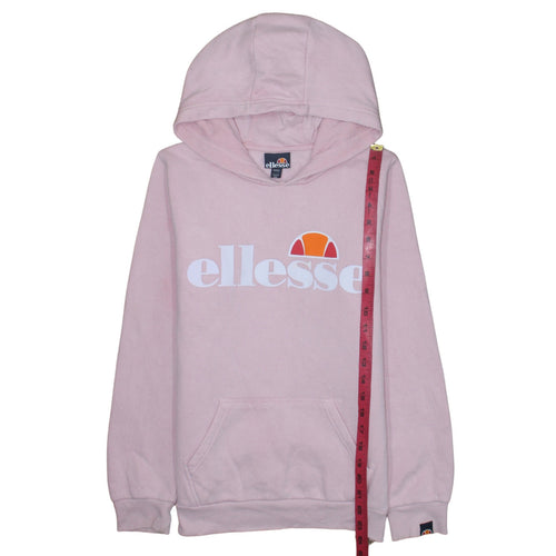 Ellesse Girls Pink Pullover Hoodie 12-13 Years Logo Hooded Sweatshirt