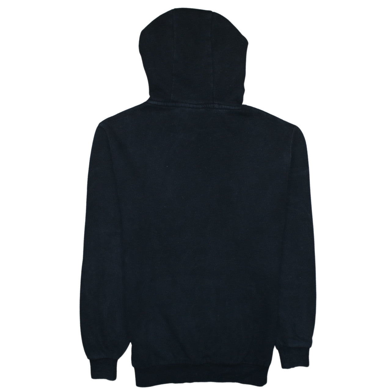 Ellesse Women Black Pullover Hoodie UK 10 Cotton Blend Logo Front