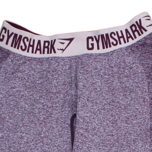 Gymshark Womens Purple Marl Dry Moisture Wicking Leggings Size M