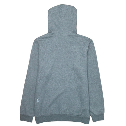 Puma Men's Grey Small Pullover Hoodie Sweatshirt with Logo