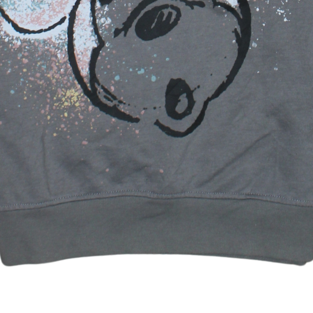 Disney Women’s Grey Mickey Mouse Pullover Sweatshirt 2XS