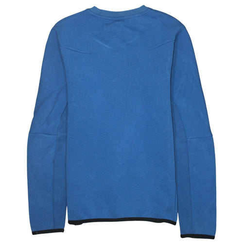 Nike Men Blue XS Crew Neck Pullover Sweatshirt with Zip Pocket