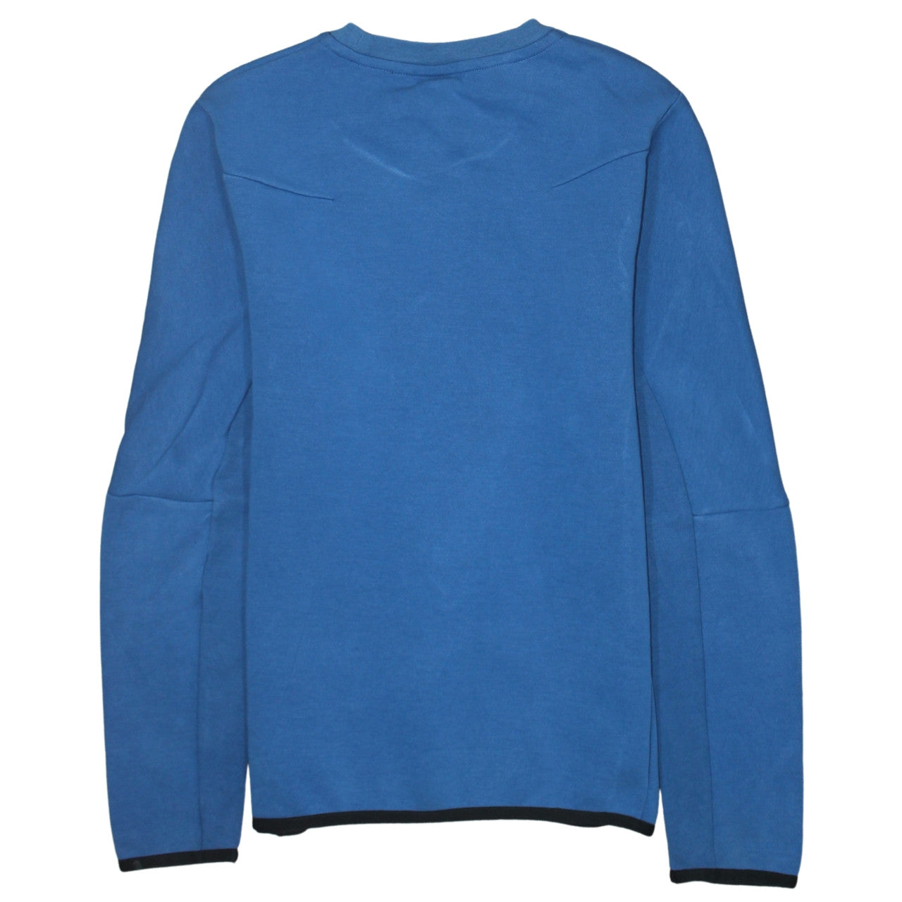 Nike Men Blue XS Crew Neck Pullover Sweatshirt with Zip Pocket