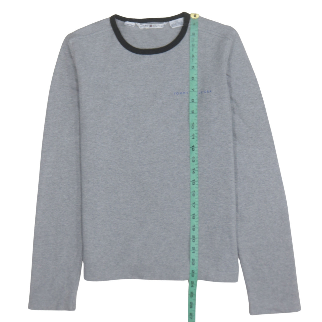 Tommy Hilfiger Womens Grey Crew Neck Long Sleeve Pullover Sweatshirt M