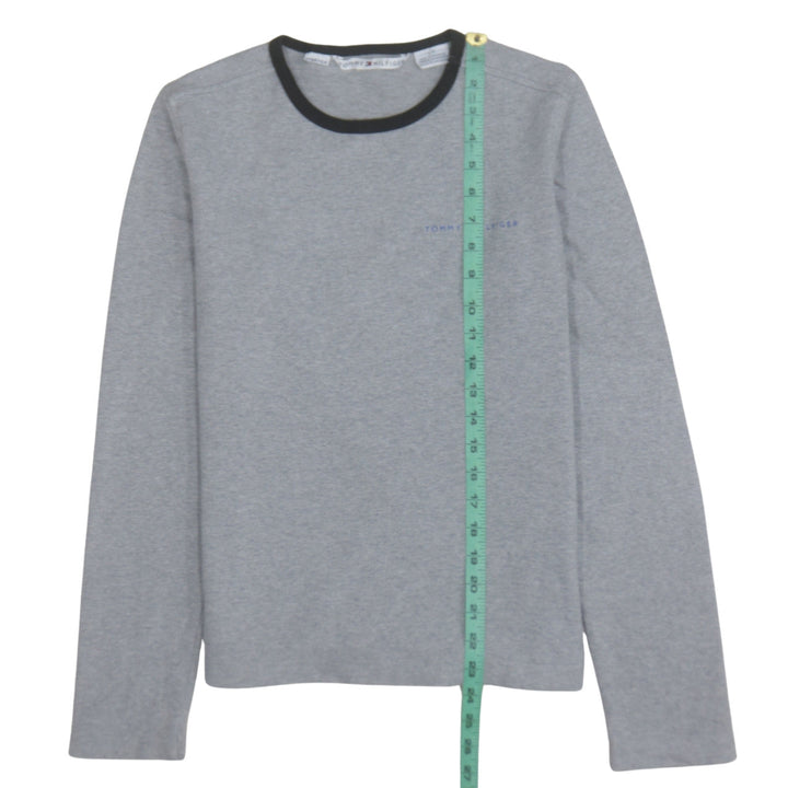 Tommy Hilfiger Womens Grey Crew Neck Long Sleeve Pullover Sweatshirt M
