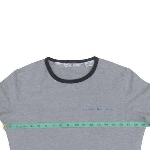 Tommy Hilfiger Womens Grey Crew Neck Long Sleeve Pullover Sweatshirt M