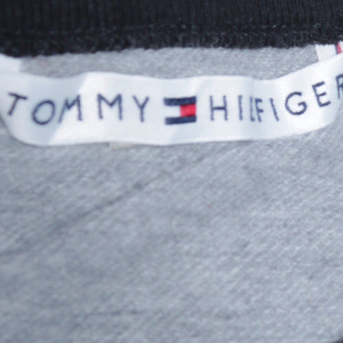 Tommy Hilfiger Womens Grey Crew Neck Long Sleeve Pullover Sweatshirt M