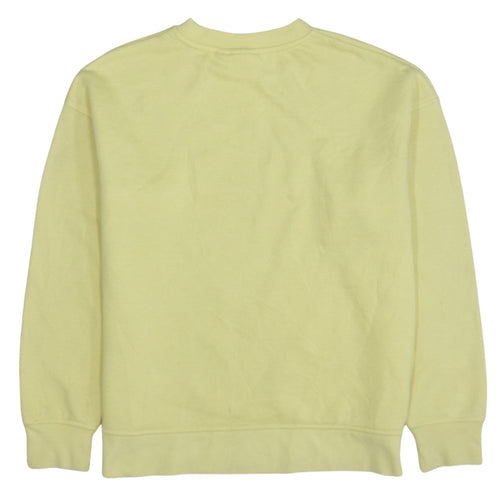 Disney Women Yellow XS Winnie the Pooh Hunny Pullover Sweatshirt