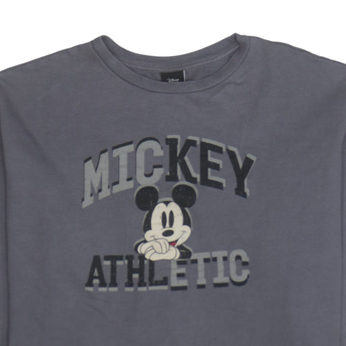 Disney Tu Women's Grey Mickey Mouse Athletic Sweatshirt Size 16