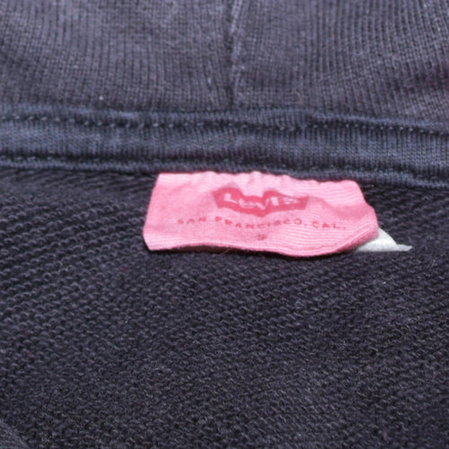Levi's Blue Vintage Unisex Pullover Hoodie Medium Retro Graphic