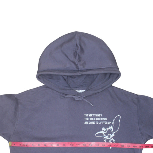 Disney Primark Cares Women's Grey Dumbo Hoodie UK 10/12 S Pullover