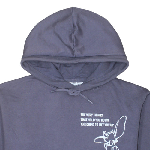 Disney Primark Cares Women's Grey Dumbo Hoodie UK 10/12 S Pullover