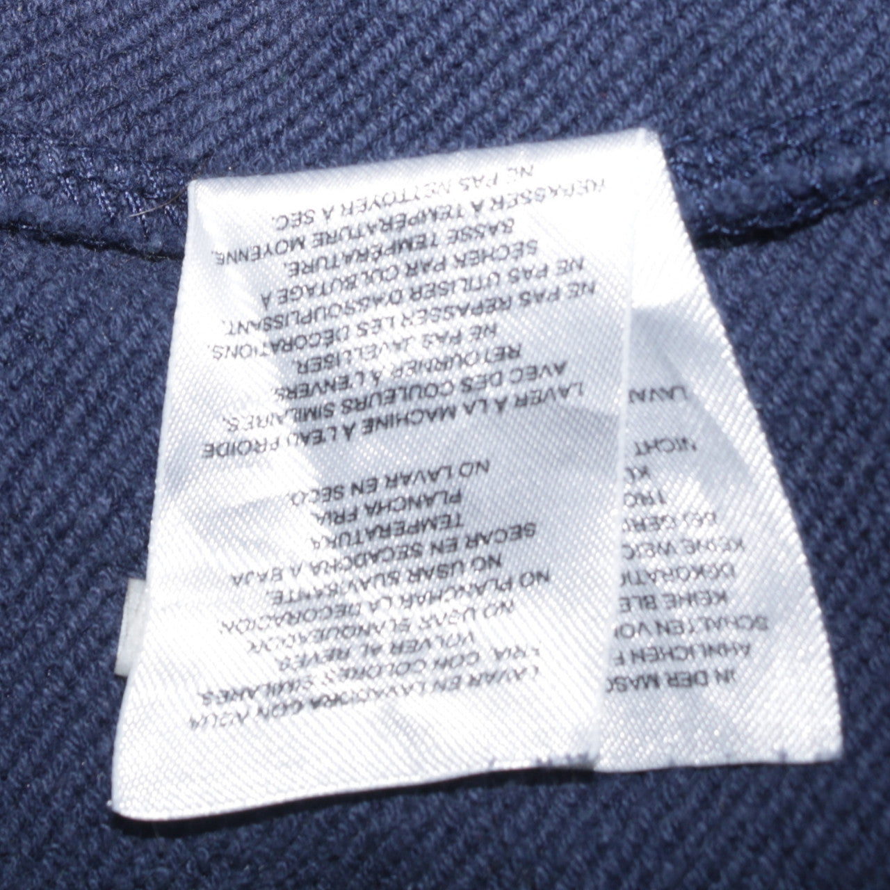 FILA Men's Blue Logo Crew Neck Sweatshirt Size M