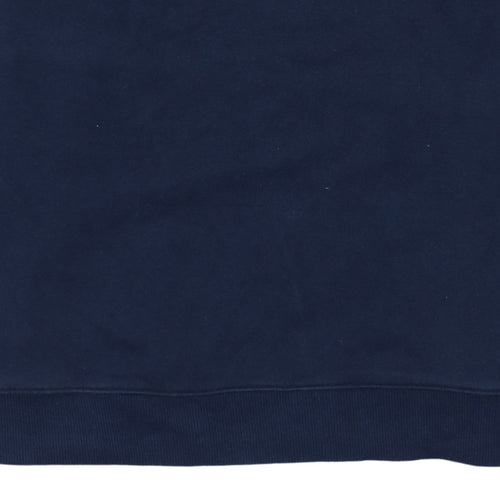 FILA Men's Blue Logo Crew Neck Sweatshirt Size M