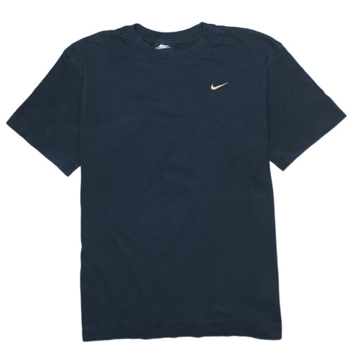 Nike Men's Black Cotton Crew Neck Short Sleeve T-Shirt S