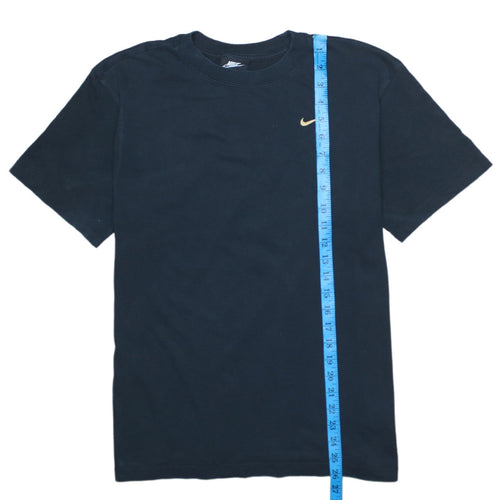 Nike Men's Black Cotton Crew Neck Short Sleeve T-Shirt S