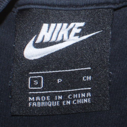 Nike Men's Black Cotton Crew Neck Short Sleeve T-Shirt S