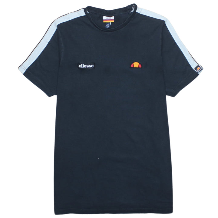 Ellesse Men's Black Short Sleeve Crew Neck Sports T-Shirt L