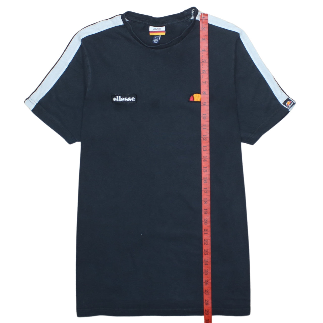 Ellesse Men's Black Short Sleeve Crew Neck Sports T-Shirt L