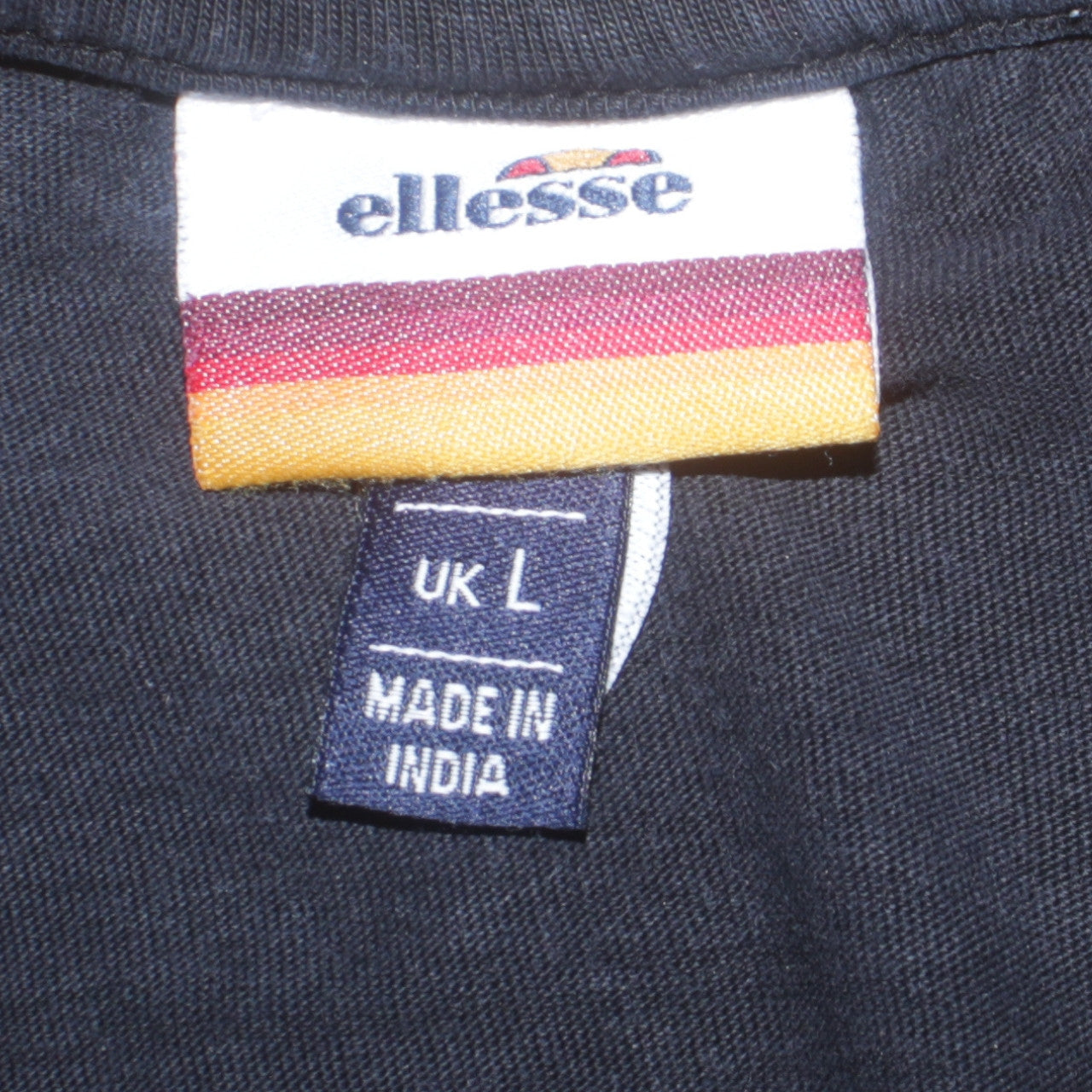Ellesse Men's Black Short Sleeve Crew Neck Sports T-Shirt L