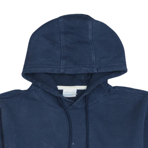 Columbia Men’s Blue Pullover Hoodie M Graphic Logo Fleece