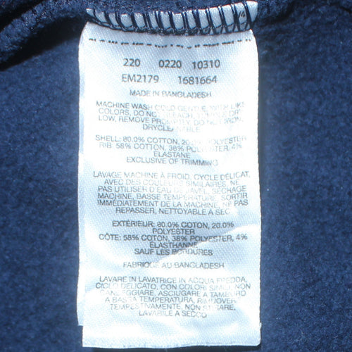 Columbia Men’s Blue Pullover Hoodie M Graphic Logo Fleece