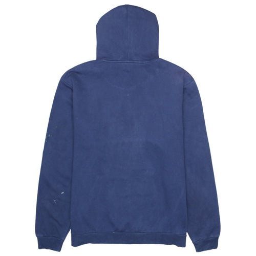 Puma Men's Blue XL Pullover Hoodie Sports Graphic Logo Sweatshirt