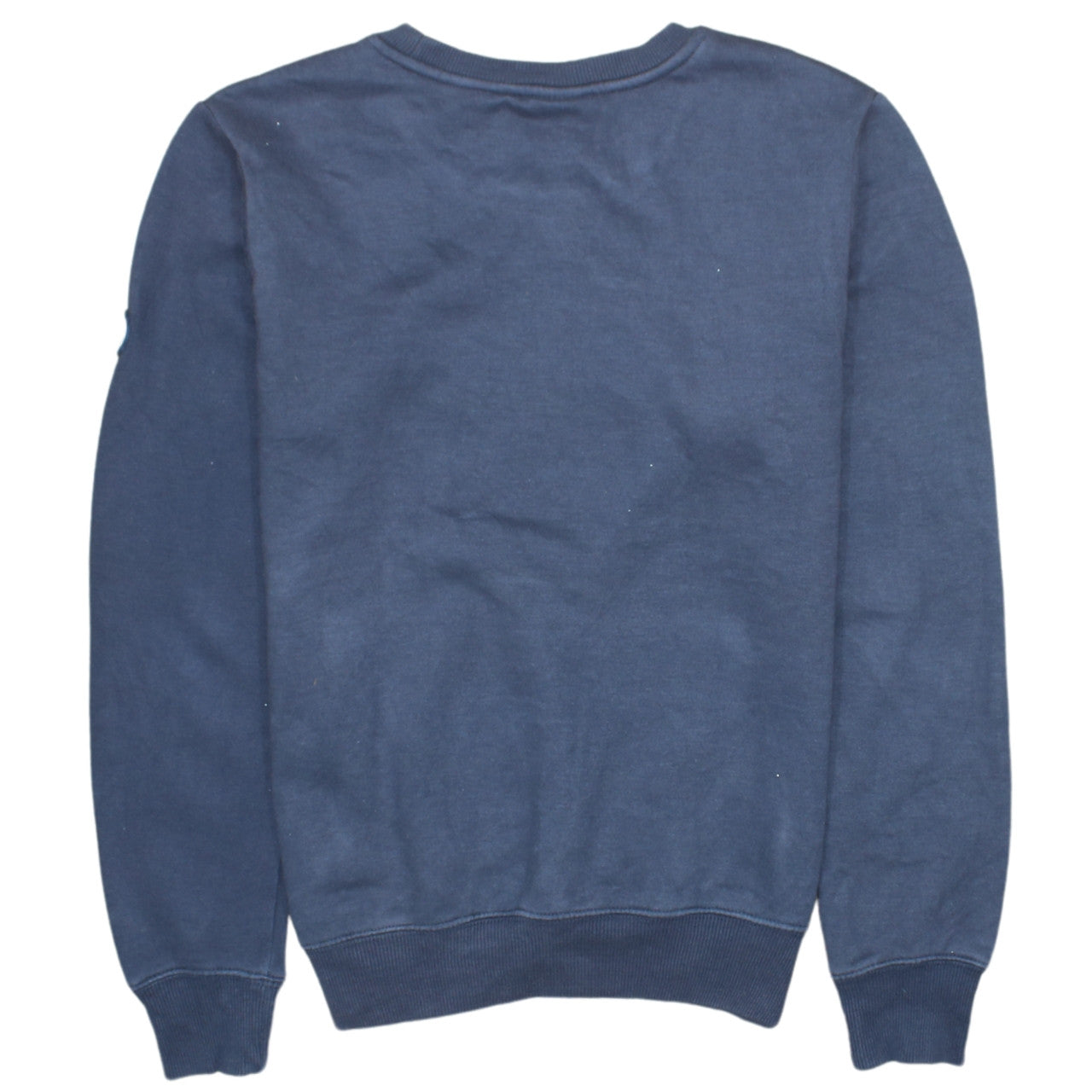 Lonsdale Men’s Blue Sweatshirt S Regular Fit Crew Neck Logo Pullover