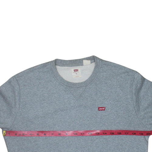 Levi's Men's Grey XS Crew Neck Pullover Sweatshirt