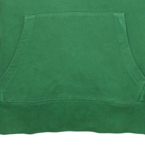 Nautica Men Green Embroidered Pullover Hoodie Size M