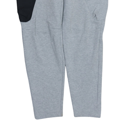 Nike Men's Grey Jogger Trousers S Regular Fit Cotton Blend