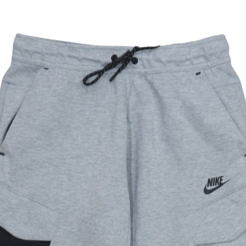 Nike Men's Grey Jogger Trousers S Regular Fit Cotton Blend