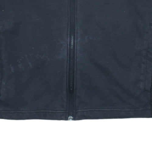 Adidas Men's Black Full Zip Hoodie S Sports Fleece Jacket