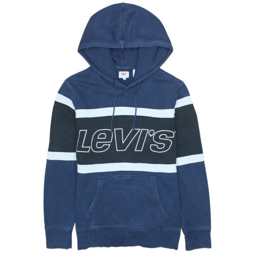 Levi's Men's Blue Pullover Logo Hoodie Size S