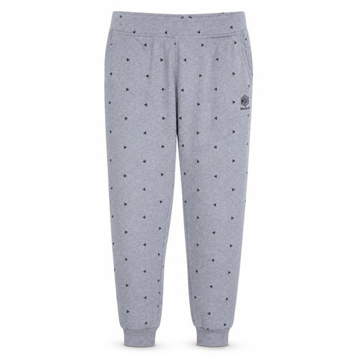 Reebok Womens Grey Jogger Sweatpants M Cotton Elastane Activewear