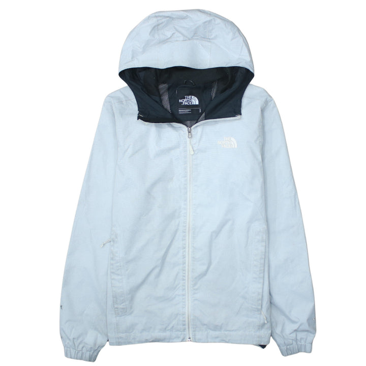 The North Face Men's Blue Small Hooded Waterproof Windbreaker Jacket