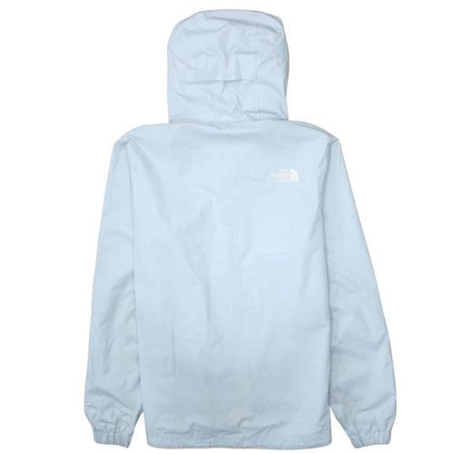 The North Face Men's Blue Small Hooded Waterproof Windbreaker Jacket