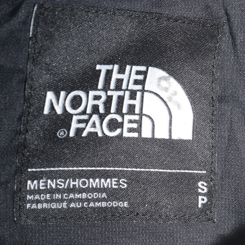 The North Face Men's Blue Small Hooded Waterproof Windbreaker Jacket