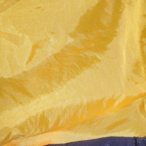Luciano Men's Blue Yellow Waterproof Anorak Jacket S Retro Outdoor Hooded