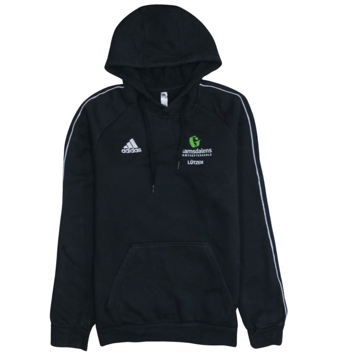 adidas Mens Black Pullover Hoodie Small Sports Fleece Sweatshirt