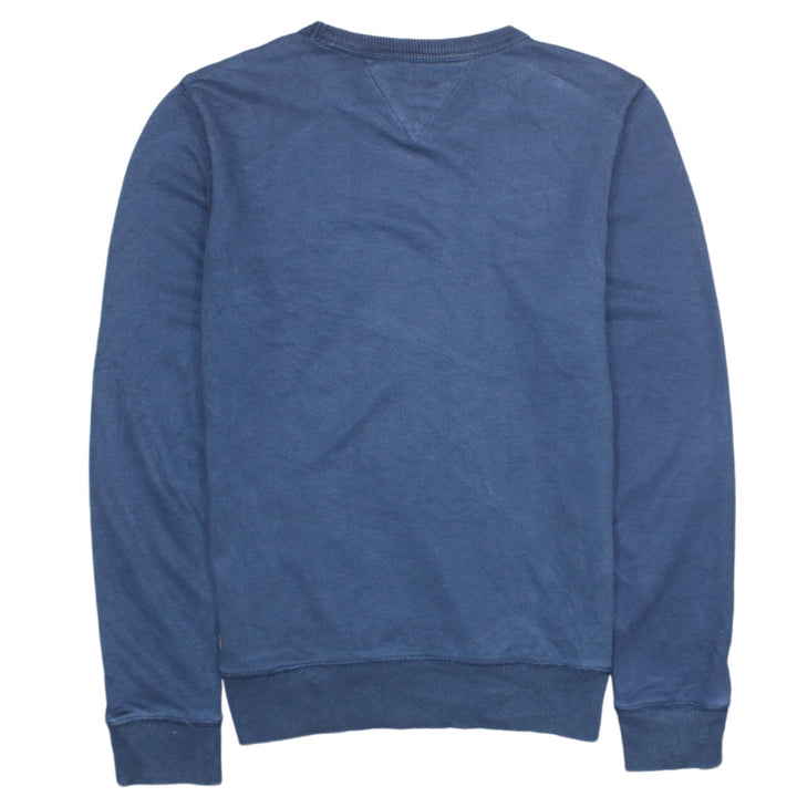 Tommy Hilfiger Boys Navy Sweatshirt Size 164 Graphic Stars Logo Pullover