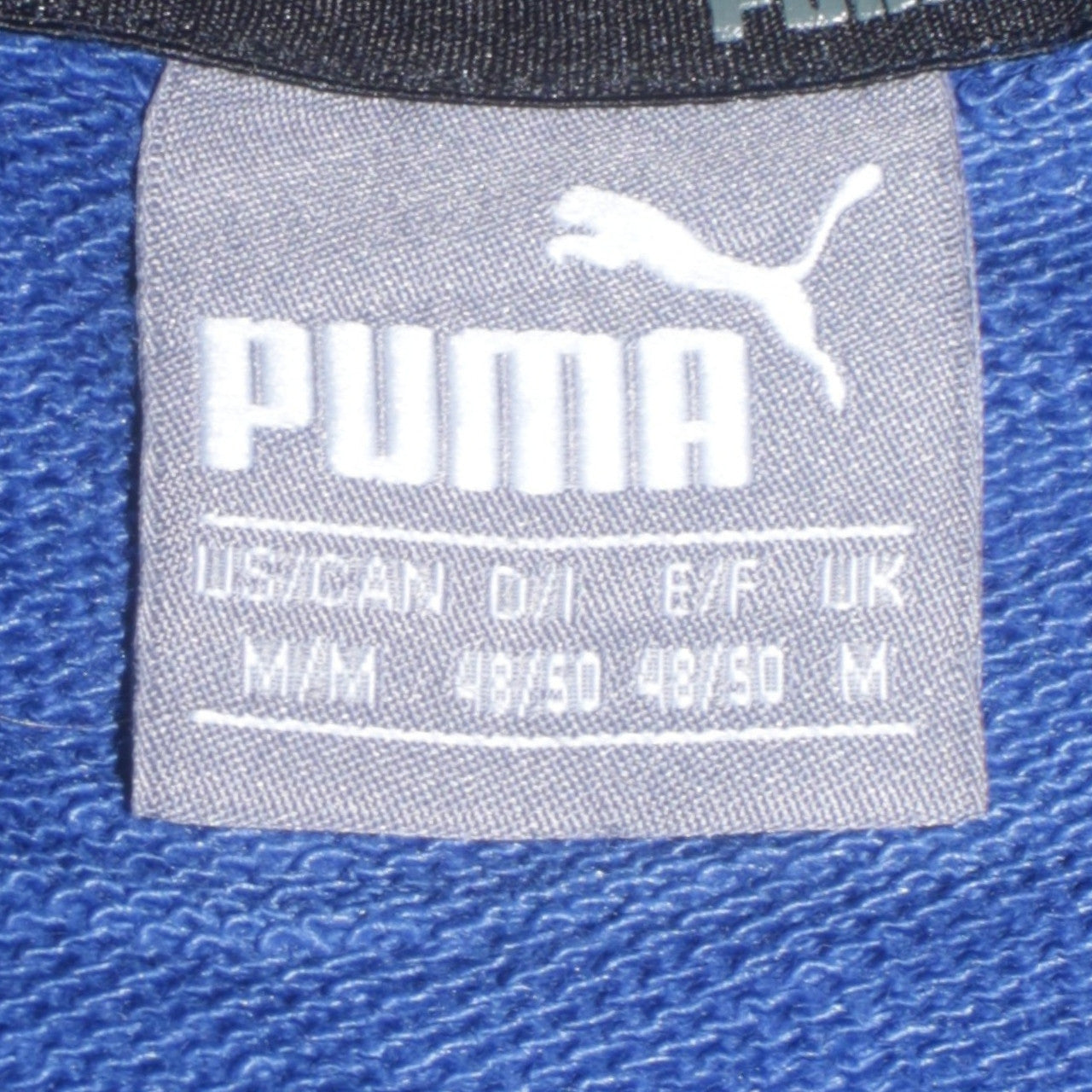 Puma Men's Blue Pullover Hoodie M Regular Fit Sportswear