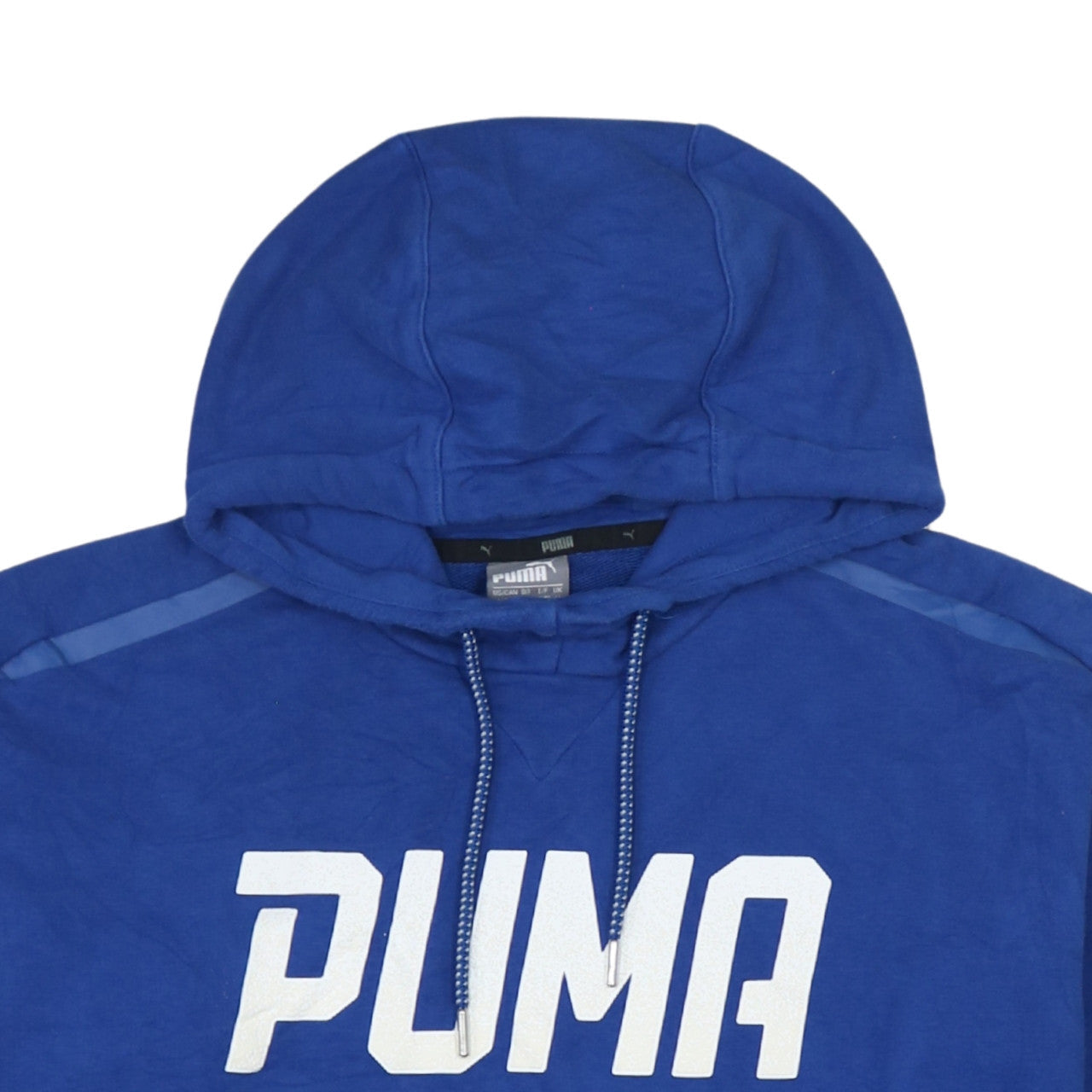 Puma Men's Blue Pullover Hoodie M Regular Fit Sportswear