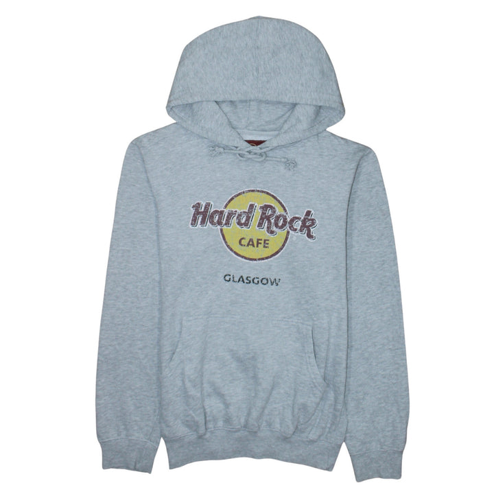Hard Rock Cafe Glasgow Women's Grey Medium Pullover Hoodie