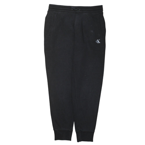 Calvin Klein Men's Black Small Regular Fit Fleece Joggers