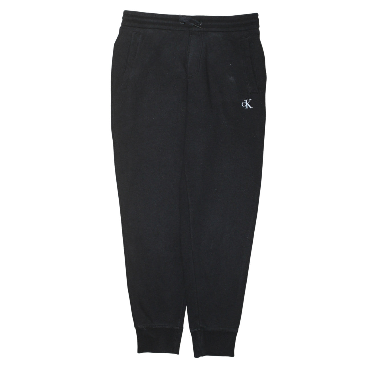 Calvin Klein Men's Black Small Regular Fit Fleece Joggers